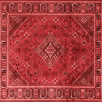 Ahgly Company Indoor Rectangle Персийски червени традиционни килими, 7 '9'