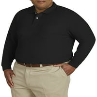 Кениън Ридж Мъжка риза с дълъг ръкав джоб Пике Поло
