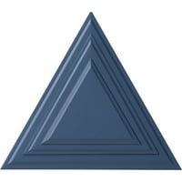 Екена Милуърк 19 В 5 8 Х 1 8 П Триъгълник Таван Медальон, Ръчно Рисувана Американа