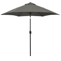 Астела 102 тъмносив печат шестоъгълник пазар вътрешен чадър с УВ устойчиви материал
