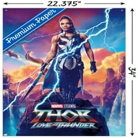 Marvel Thor: Love and Thunder - Valkyrie One Shit Wall Poster с pushpins, 22.375 34