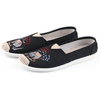 Gomelly Ladies Flats Slip на ежедневни обувки Comfort Loafers Леки дамски черни 5