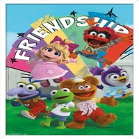 Бебета на Disney Muppet - Плакат за стена за приятелство, 14.725 22.375