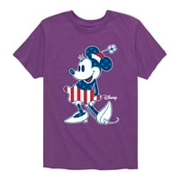 Disney - Americana - Модел на флаг на Мини - Графична тениска за малко дете и младежки