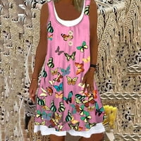 Ruidigrace maxi тропическа рокля жени рокля от печат без ръкави без гръб халтер плаж женска рокля