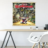 Възходът на Ultraman - Cover Variant от Arthur Adams Wall Poster с магнитна рамка, 22.375 34