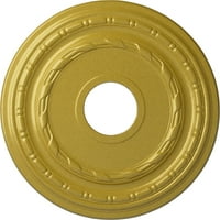 Екена Милуърк 3 8од 5 8 КД 1 п Дъблински таван медальон, ръчно рисувано богато злато