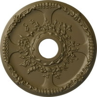 Екена мелница 18 од 1 2 ИД 3 8 п Антиохийски таван медальон, Ръчно рисувана Мисисипи кал