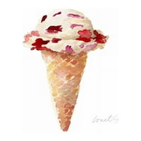 Акварелен сладолед конус II Плакат печат от Лани Лорет