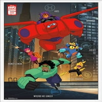 Disney Big Hero 6: Поредицата - Групов плакат за стена, 22.375 34
