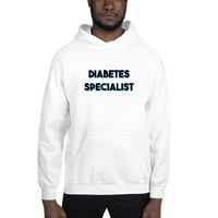 Три цветен диабет специалист с качулка пуловер суичър от неопределени подаръци