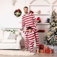 Dadaria съвпада пижама за семейни съвпадения на семейни комплекти Коледни ежедневни отпечатани отпечатъци с долни тоалети домашно