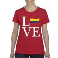 Нормално е скучно - женската тениска с късо ръкав, до жените с размер 3XL - Love Colombia