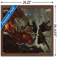 Dungeons and Dragons - Drizzt срещу Demogorgon Wall Poster, 14.725 22.375 рамки