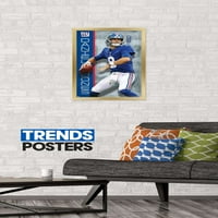 Нюйоркските Giants - Daniel Jones Wall Poster, 14.725 22.375