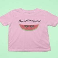 Тениска на Buon Ferragosto Cool Watermelon Thddler -Image от Shutterstock, Toddler