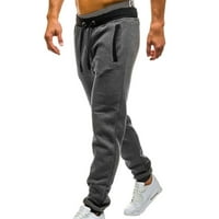 zuwimk панталони за мъже, мъжки по -рано комфортен комфорт Team Tech Chino Pants Тъмно сиво, XL