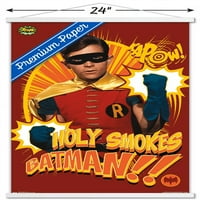 Телевизия на Comics - TV Batman TV - Robin Wall Poster с дървена магнитна рамка, 22.375 34
