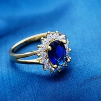 Най -велика бреза булчински пръстен Фина изработка бижута Подарък жени елегантен пръстен пръстен за абитуриент за абитуриент,