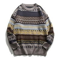 wofedyo качулки за жени есен винтидж райета пуловер мъже дрехи пуловер мъже пуловер джъмпер мъжки плетен суичър за жени
