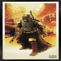 Star Wars: Книгата на Boba Fett - Boba in Canyon Wall Poster, 14.725 22.375