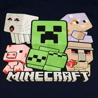 Тениска с къс ръкав на Minecraft Bobble, размери 4-18
