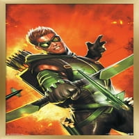 Комикси - Зелена стрелка - Плакат за стенна експлозия, 14.725 22.375