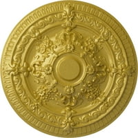 Екена мелница 26 од 3 П Винсент таван медальон, ръчно рисувано богато злато