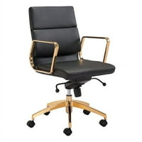Учен стол за нисък заден офис BLK и GD