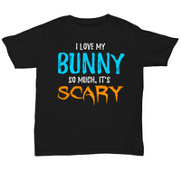 Обичайте тениската ми за зайче като любител на заек Страшен подарък за Хелоуин
