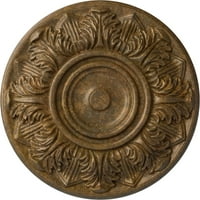 Ekena Millwork 13 Od 3 8 P Whitman таван медальон, ръчно боядисан бронз, разтрит бронз