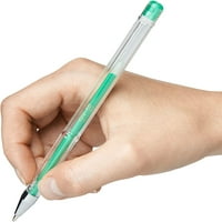 OfficeGoods Зелен гел химикалки с пълнене - Комплект от 24