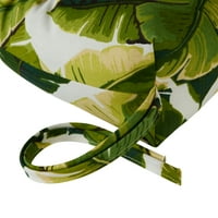 Палмови листа бели вътре. Открит висока облегалка стол възглавница от Грийндейл Начало Мода