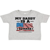 Inktastic Моят татко е ветерански подарък за малко дете или тениска за момиче