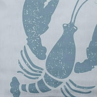 чрез дизайнерски омар морска възглавница на открито на открито