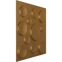 Екена Милуърк 5 8 в 5 8 х Козмо Ендуравал декоративен 3д стенен панел, светло златно покритие