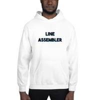 Tri Color Line Assembler Hoodie Pullover Sweatshirt от неопределени подаръци