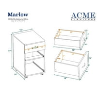 Marlow File Cabinet в еспресо