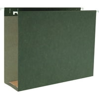 Бизнес източник, БСН43855, висящи Бо Долни файлови папки, кутия, стандартно зелено